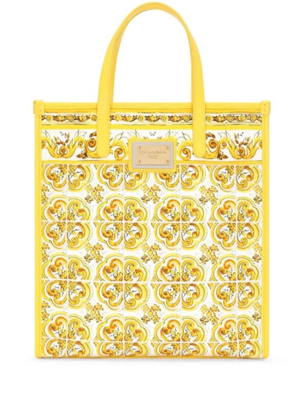 23602003_53792837_1000.jpg Dolce & Gabbana medium Majolica-print canvas tote bag