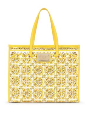 23602004_53771106_1000.jpg Dolce & Gabbana large Majolica-print canvas tote bag