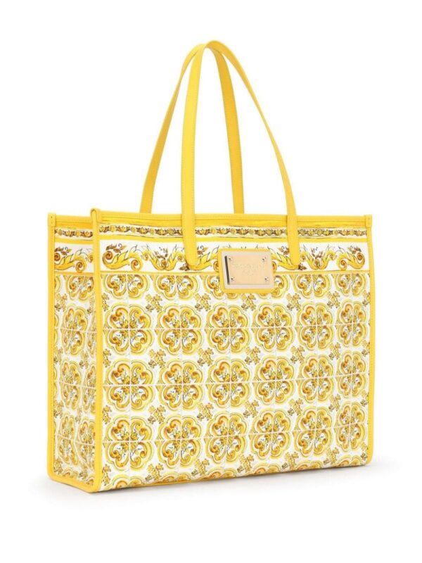 23602004_53771108_1000.jpg Dolce & Gabbana large Majolica-print canvas tote bag