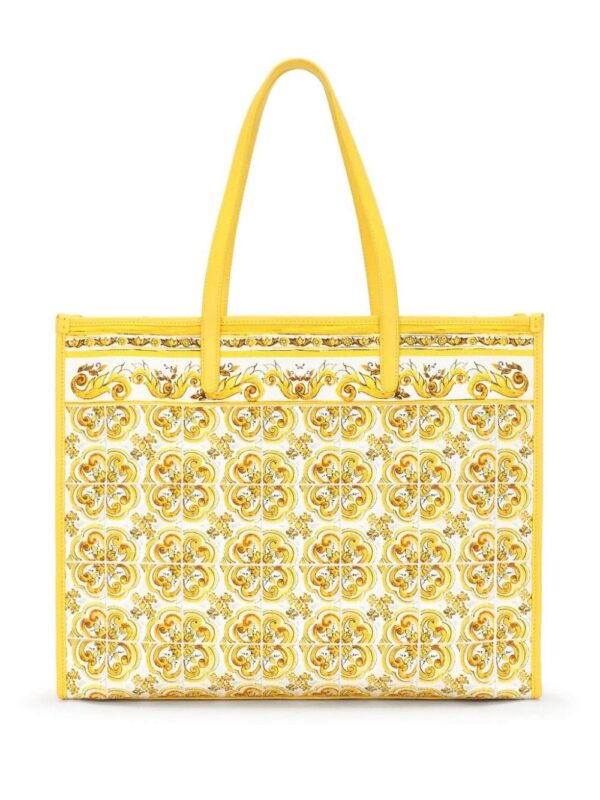 23602004_53771114_1000.jpg Dolce & Gabbana large Majolica-print canvas tote bag