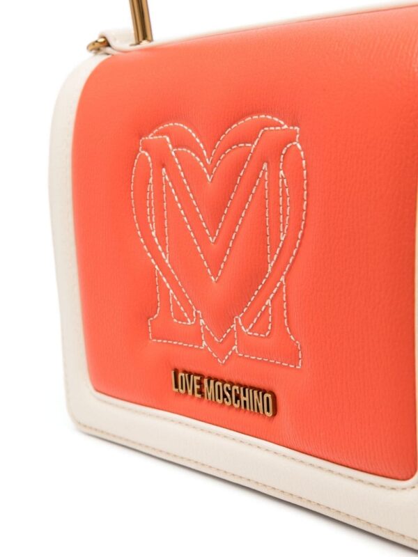 23621612_53602267_1000.jpg Love Moschino logo-embroidered tote bag
