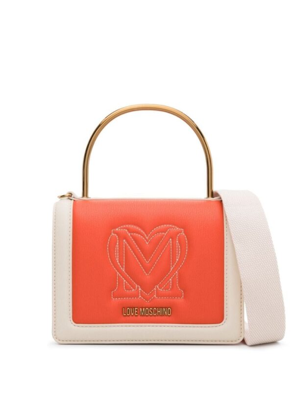 23621612_53602956_1000.jpg Love Moschino logo-embroidered tote bag