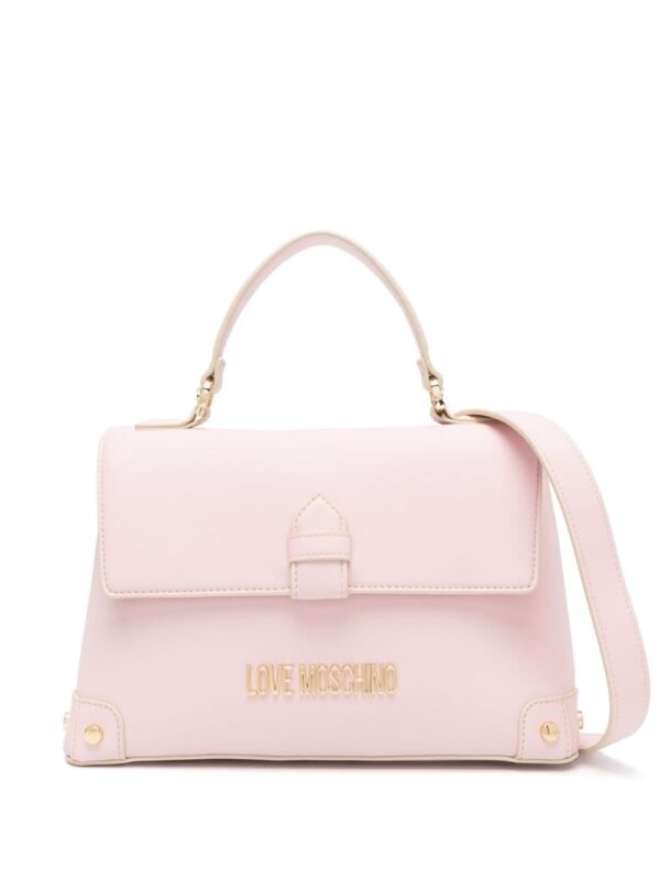 23622796_53602102_1000.jpg Love Moschino logo-plaque crossbody bag