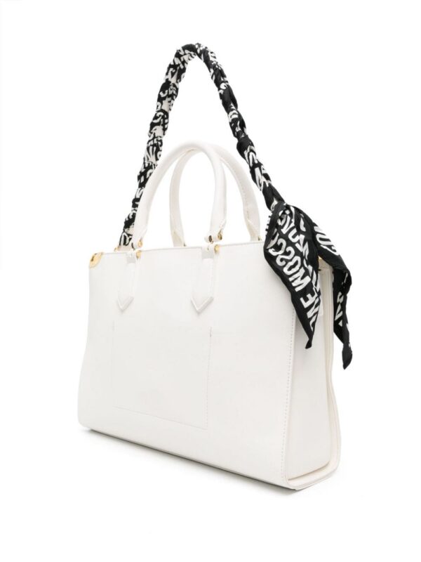 23622827_53603667_1000.jpg Love Moschino logo-plaque scarf-handle tote bag