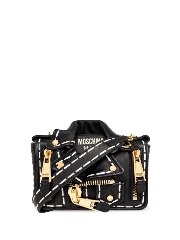 23635907_53577967_1000.jpg Moschino Biker Jacket leather shoulder bag
