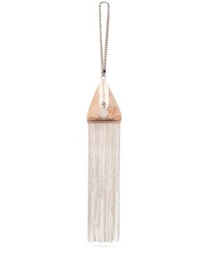 Stella McCartney crystal-embellished fringed mini bag