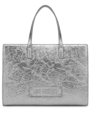 23636565_53526387_1000.jpg Love Moschino logo-plaque tote bag