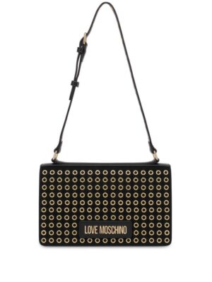 23636578_53505282_1000.jpg Love Moschino eyelet-embellished shoulder bag bag
