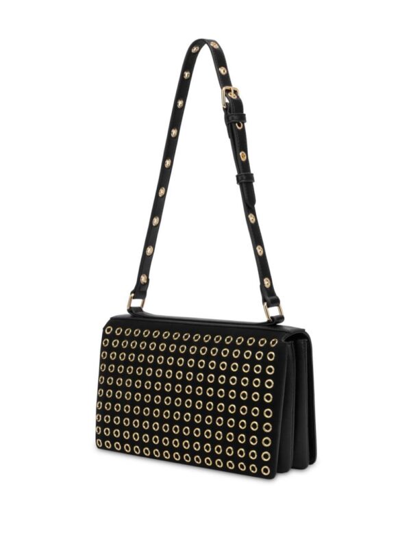 23636578_53505287_1000.jpg Love Moschino eyelet-embellished shoulder bag bag