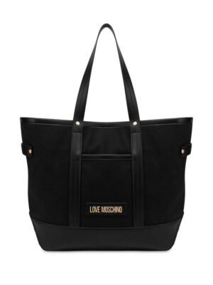 23636580_53505666_1000.jpg Love Moschino logo-lettering tote bag