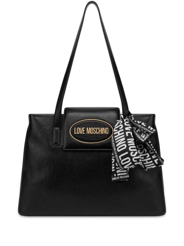 23637158_53505465_1000.jpg Love Moschino scarf faux-leather tote bag