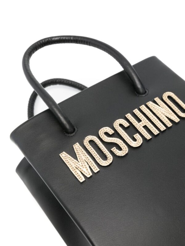 Moschino logo-lettering mini bag