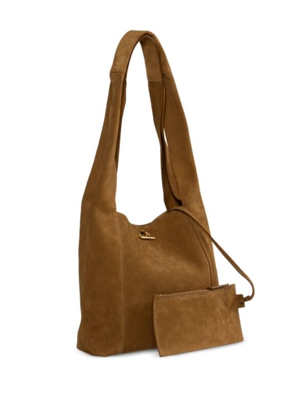 23690441_54030363_1000.jpg Saint Laurent padlock detail suede shoulder bag
