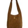 23690441_54030365_1000.jpg Saint Laurent padlock detail suede shoulder bag