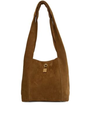 23690441_54030365_1000.jpg Saint Laurent padlock detail suede shoulder bag
