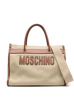 23713697_54059053_1000.jpg Moschino logo-lettering tote bag