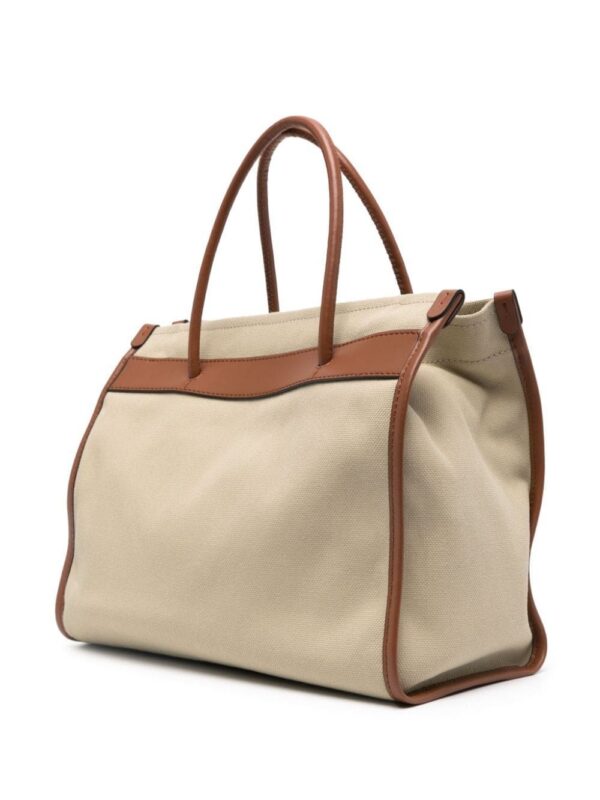 Moschino logo-lettering tote bag
