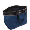 23720432_53593747_1000.jpg Moschino zip-trim denim and leather tote bag