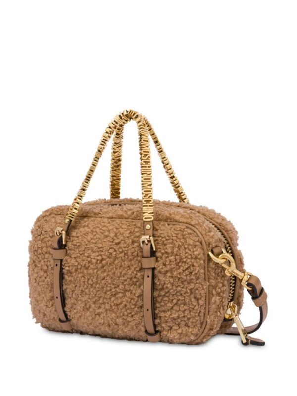 23721122_53593535_1000.jpg Moschino logo-lettering fleece tote bag
