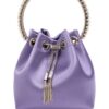 Jimmy Choo Bon Bon satin bucket bag