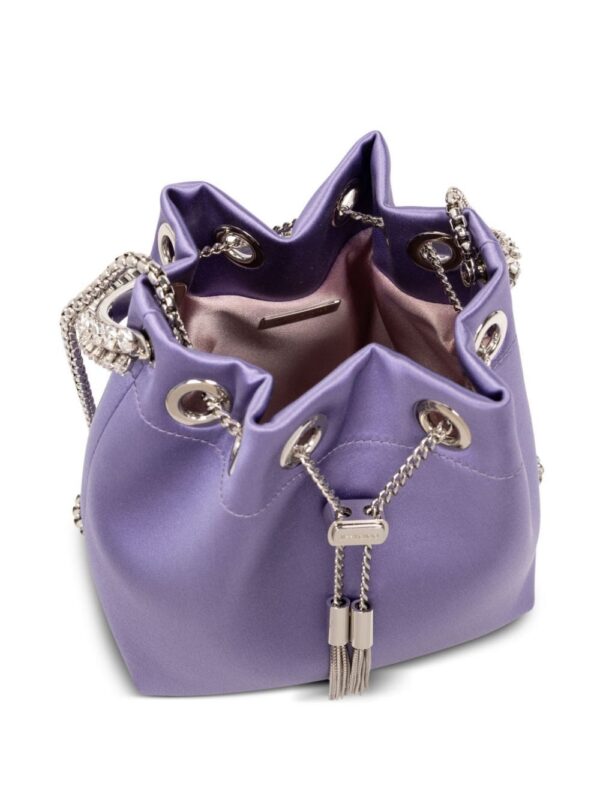Jimmy Choo Bon Bon satin bucket bag