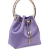 Jimmy Choo Bon Bon satin bucket bag