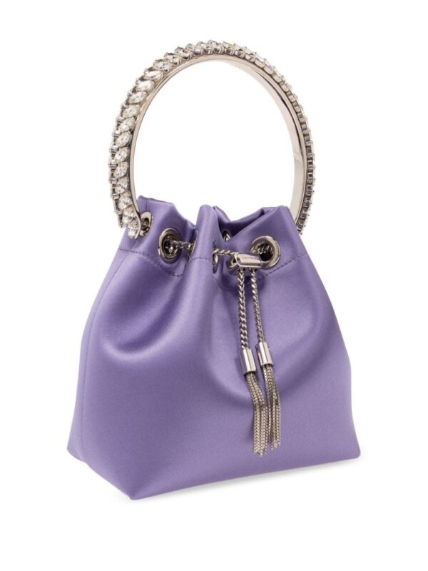Jimmy Choo Bon Bon satin bucket bag