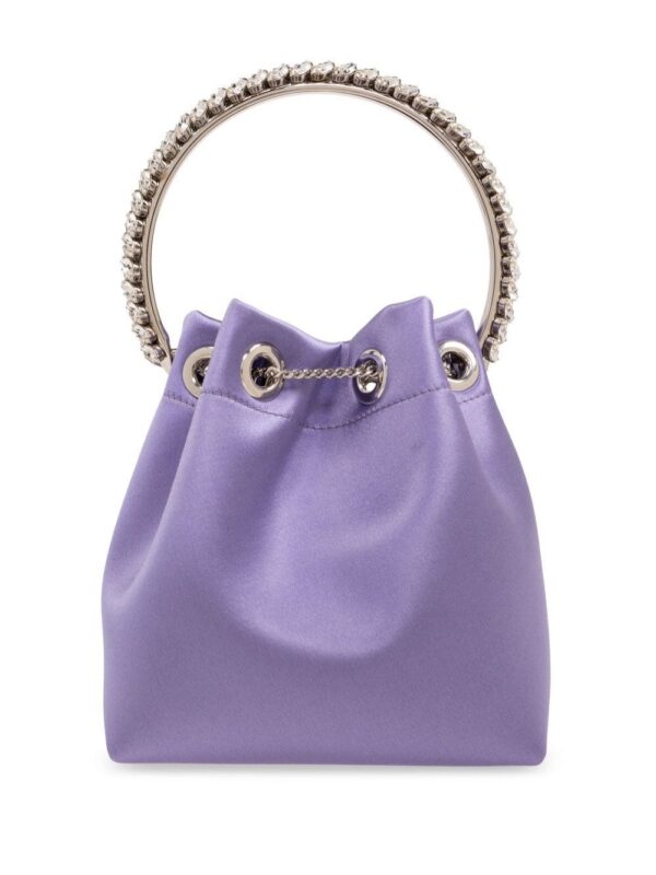 Jimmy Choo Bon Bon satin bucket bag