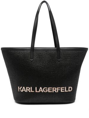 23736853_53875036_1000.jpg Karl Lagerfeld K/Essential raffia tote bag
