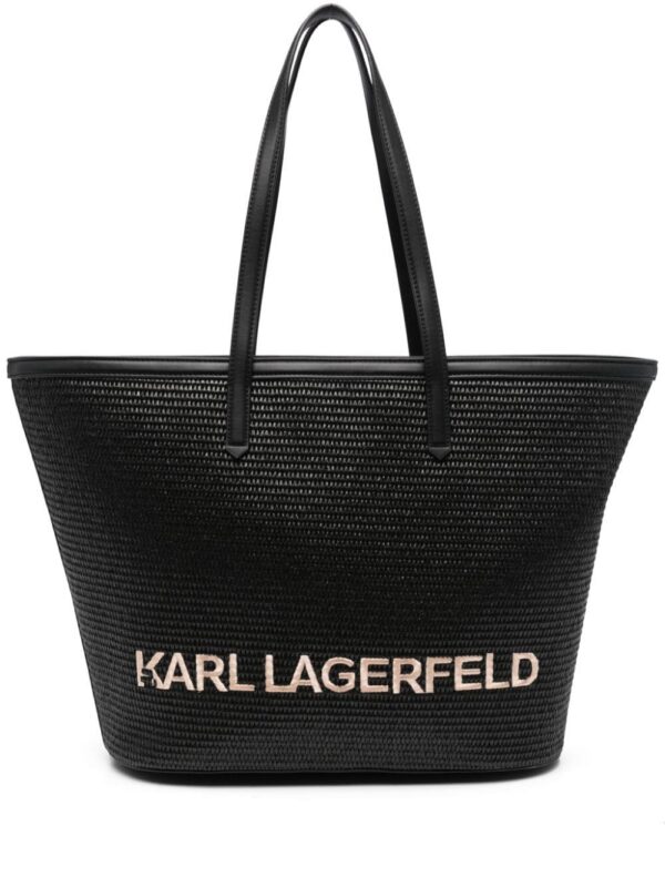 23736853_53875036_1000.jpg Karl Lagerfeld K/Essential raffia tote bag