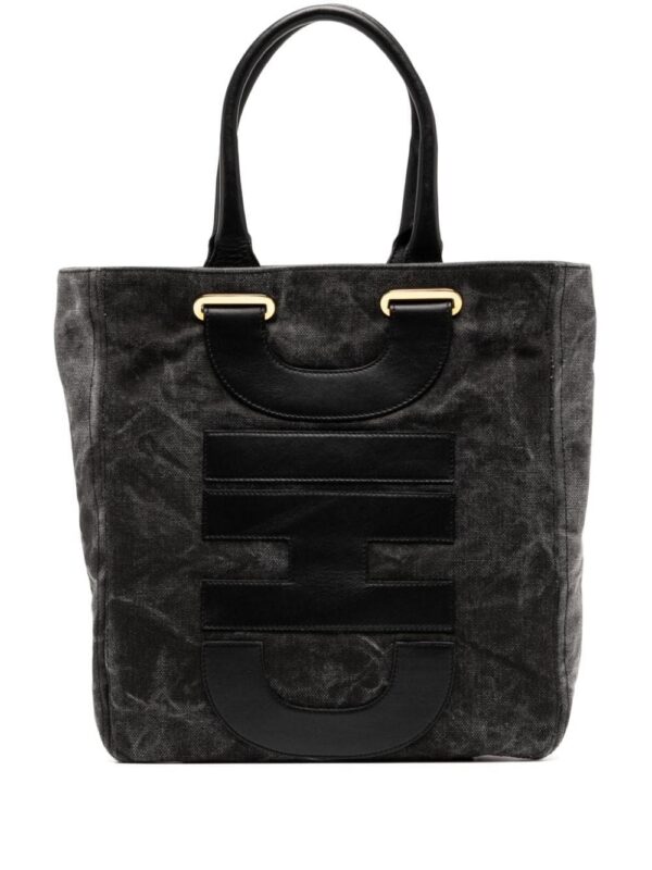 23747925_53695819_1000.jpg Moschino logo-appliqué tote bag