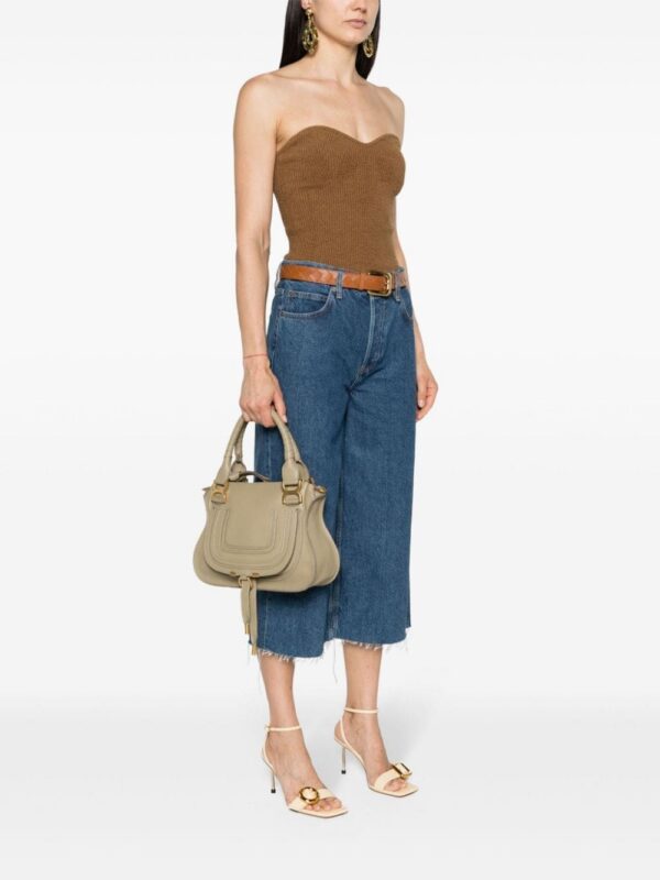 Chloé small Marcie leather tote bag