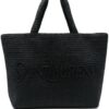 23751656_53706434_1000.jpg Saint Laurent logo-embossed raffia tote bag