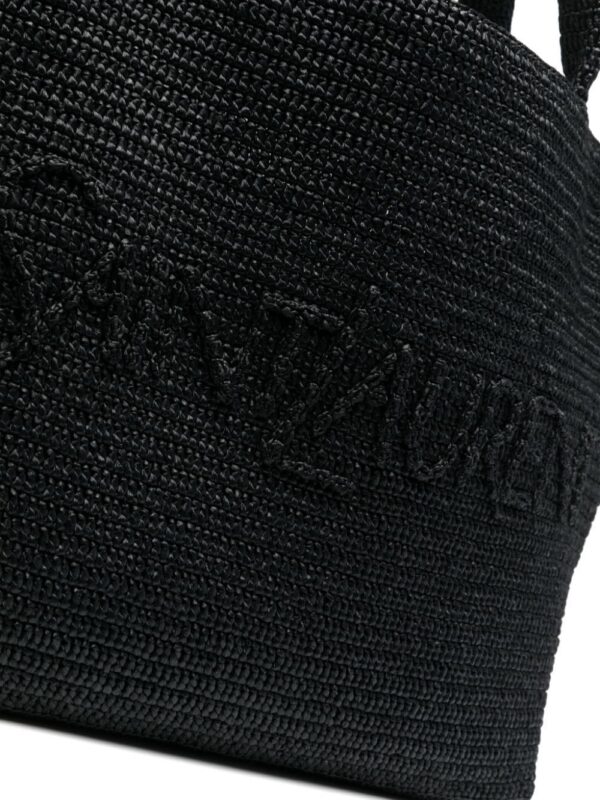 23751656_53706438_1000.jpg Saint Laurent logo-embossed raffia tote bag
