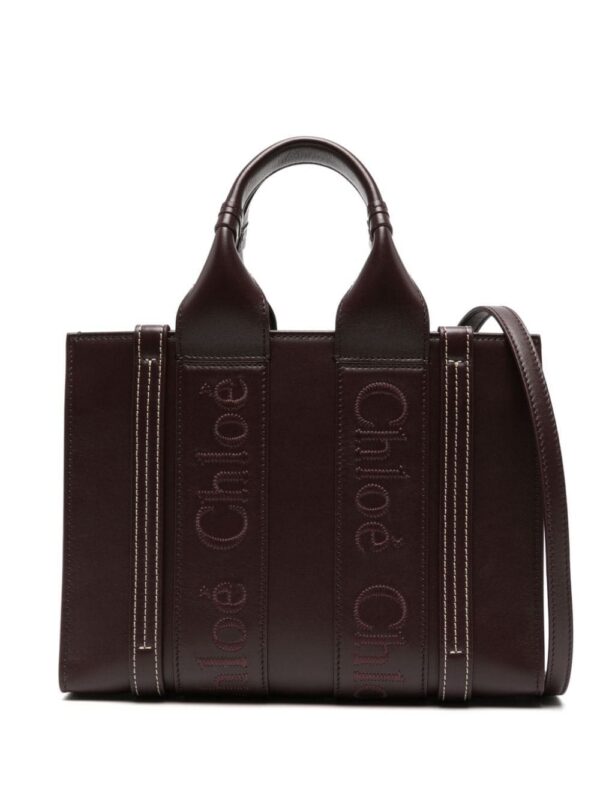 23752354_53740237_1000.jpg Chloé small Woody leather tote bag