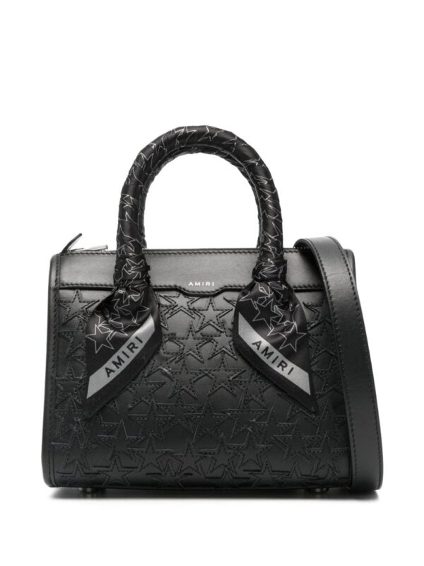 AMIRI star-patch leather mini bag