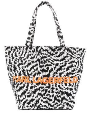 23758255_53948581_1000.jpg Karl Lagerfeld zebra-print tote bag