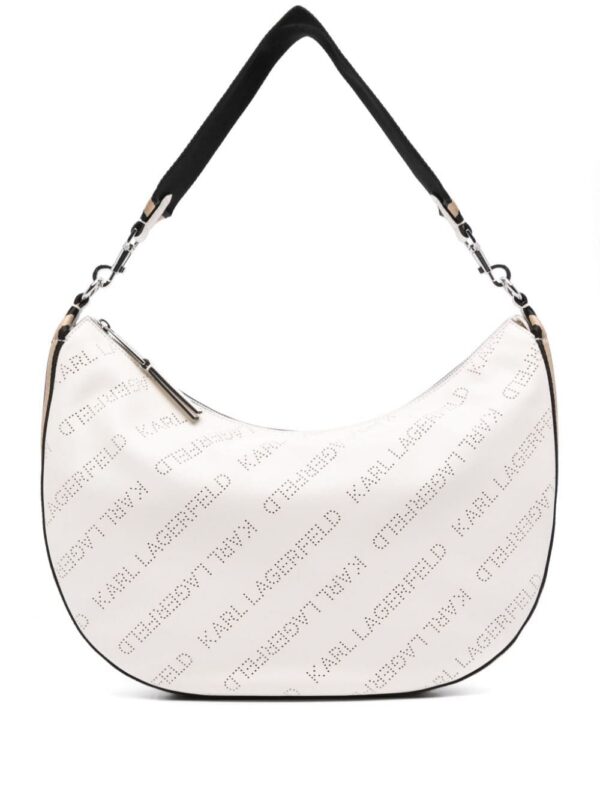 23759129_53948528_1000.jpg Karl Lagerfeld K/Moon perforated-logo shoulder bag