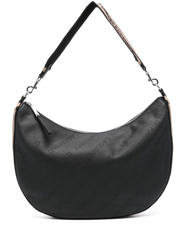 23759131_53948470_1000.jpg Karl Lagerfeld K/Moon perforated-logo shoulder bag