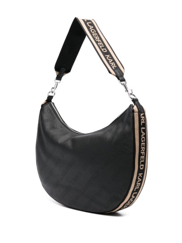 23759131_53948488_1000.jpg Karl Lagerfeld K/Moon perforated-logo shoulder bag