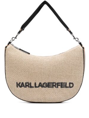 23759134_53948635_1000.jpg Karl Lagerfeld medium Moon logo-lettering shoulder bag