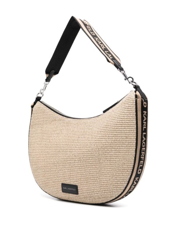 23759134_53948641_1000.jpg Karl Lagerfeld medium Moon logo-lettering shoulder bag
