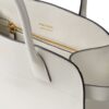 Prada medium logo-stamp leather tote bag