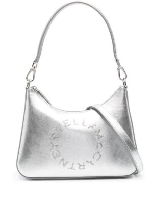 23772650_53768308_1000.jpg Stella McCartney studded-logo metallic shoulder bag