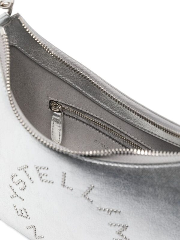 23772650_53768313_1000.jpg Stella McCartney studded-logo metallic shoulder bag