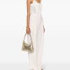 Stella McCartney studded-logo metallic shoulder bag