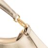 Stella McCartney studded-logo metallic shoulder bag