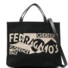 23780140_53767338_1000.jpg Ferragamo small Venna-jacquard tote bag