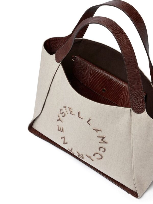 23790106_53856136_1000.jpg Stella McCartney appliqué-logo tote bag