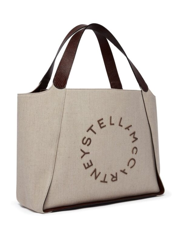 23790106_53856138_1000.jpg Stella McCartney appliqué-logo tote bag
